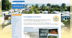 Desktop Screenshot of campingplatz-ostsee.de